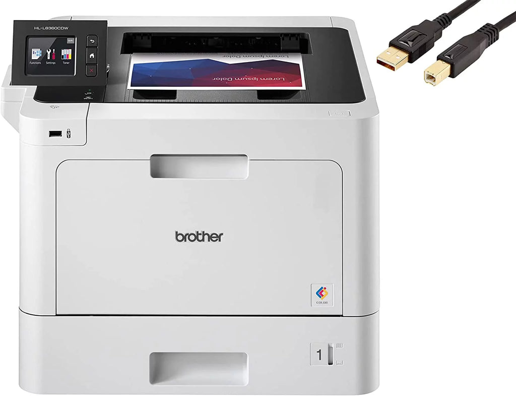 Color Laser Printer, 33 ppm, Auto 2-Sided Printing N643