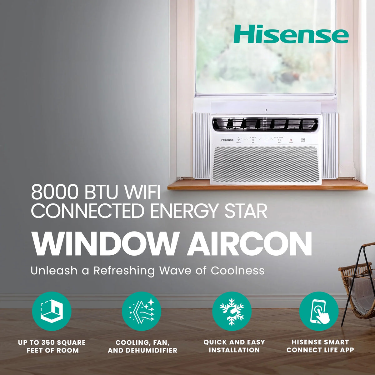 Wi-Fi Connected ENERGY STAR Window AC U40524