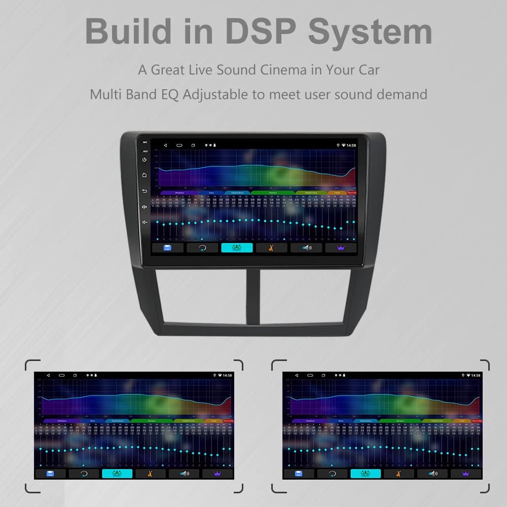 Android 11 9 inch Touch Screen Bluetooth Car Radio J3472
