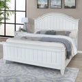 King White Wood Bed E115