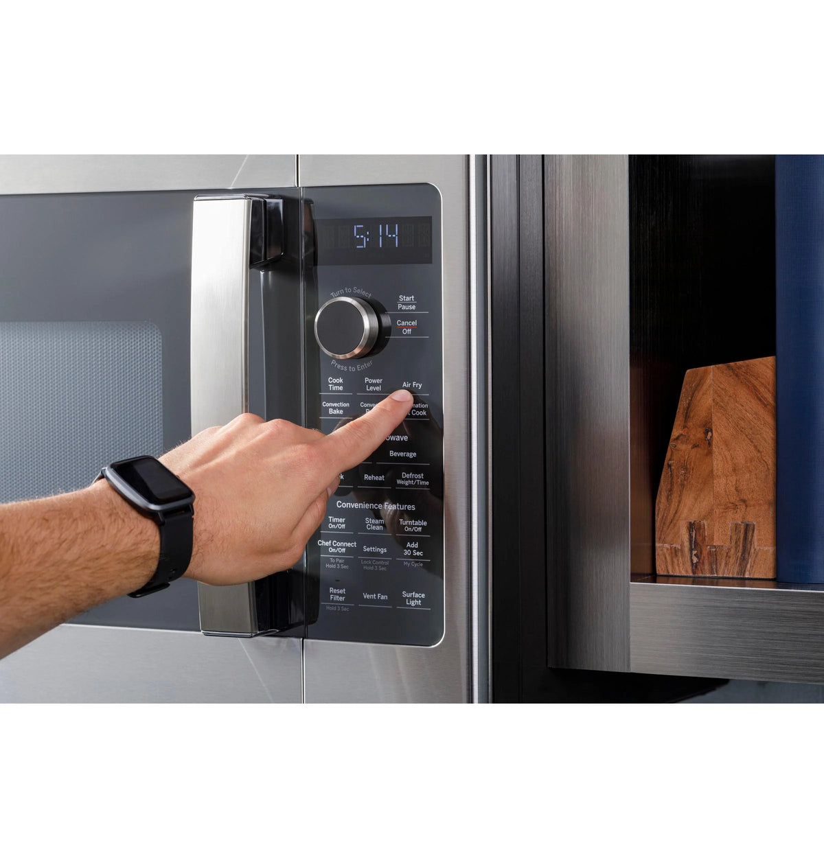 1.7 Cu. Ft. Convection Over-the-Range Microwave Oven, Stainless Steel F43819