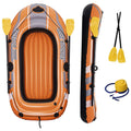Inflatable Raft Boat Set with Oars and Pump M883699