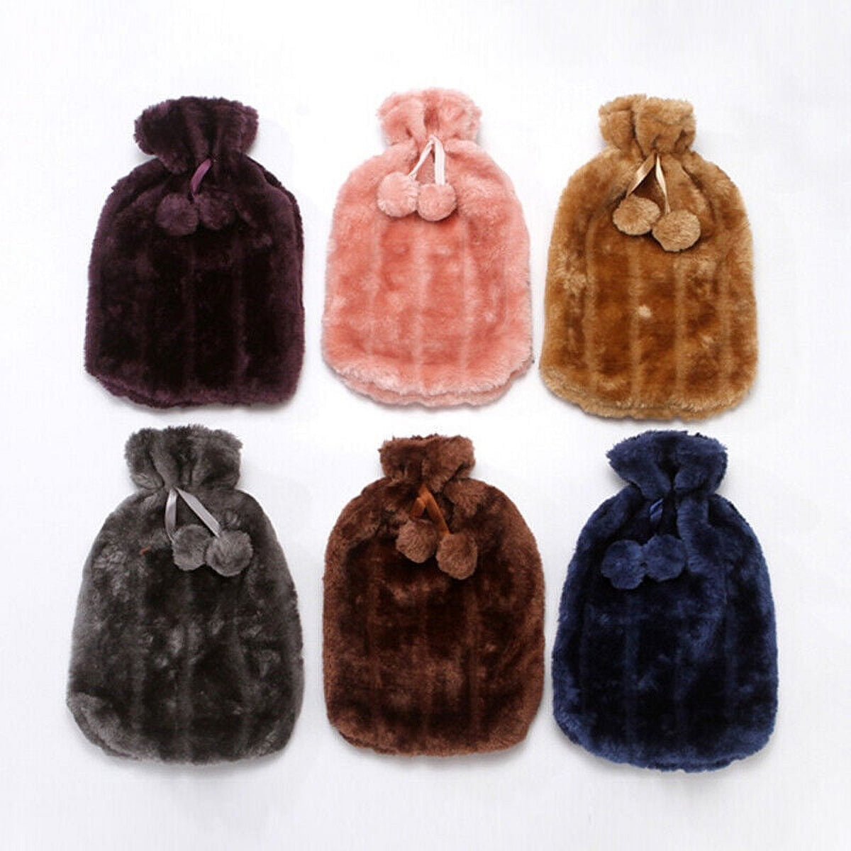 Faux Fur Hot Water Bottle Cover 2L Q124228