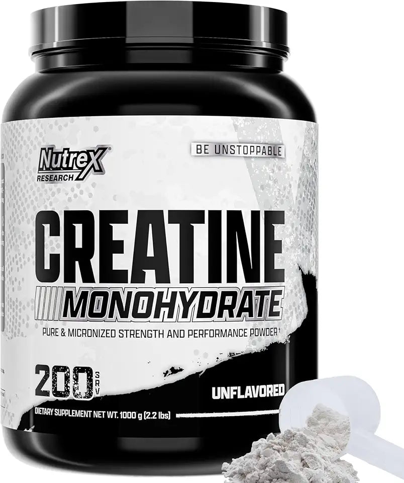 Micronized Creatine Monohydrate Powder 200 Servings Unflavored O31237