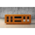 70" Transitional TV Stand with Brazilian Cherry Veneers in Light Cherry Finish U75960