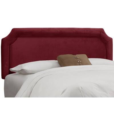 California King Velvet Upholstered Panel Headboard O511117