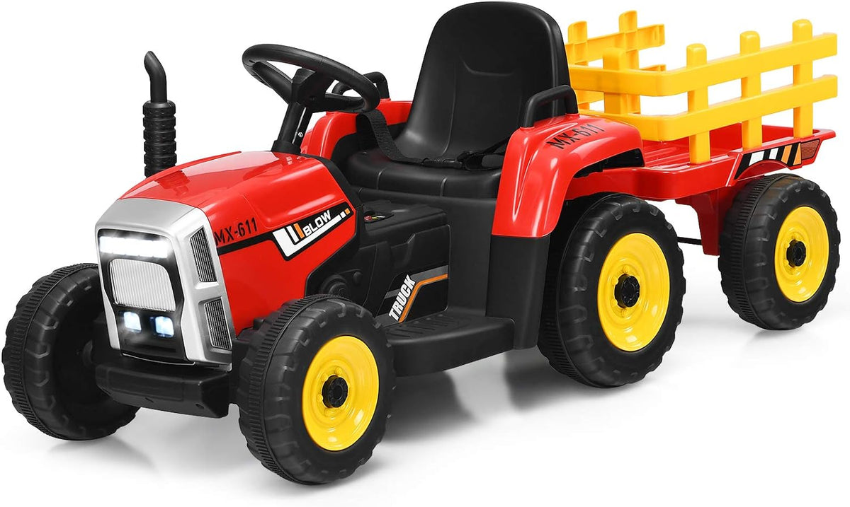 12V Battery Powered Ride on Tractor with Trailer M271