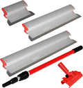 Drywall Skimming Blade Set with 10, 24 & 32 Blades and Extension Handle B1973