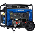 6600 Peak Watt Electric Start Portable Gas Powered Generator with CO Sensor and Wheel Kit H78310