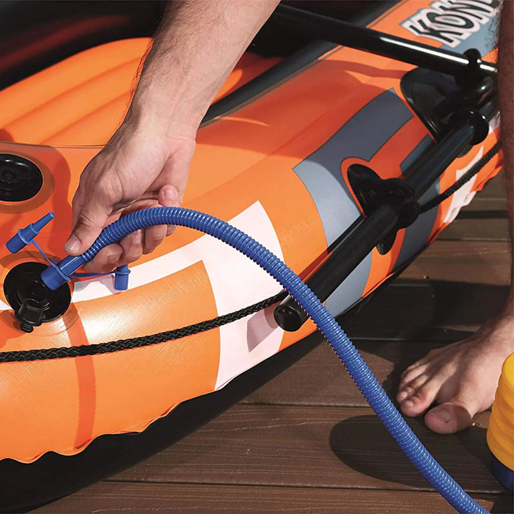 Inflatable Raft Boat Set with Oars and Pump M883699