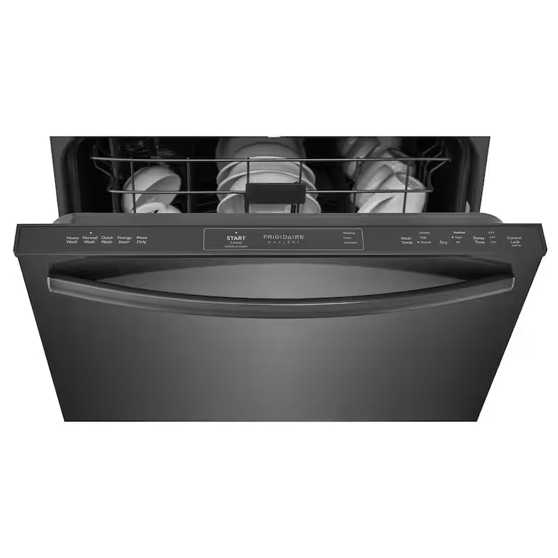 Black Stainless Steel Built-In Tall Tub Dishwasher U65635