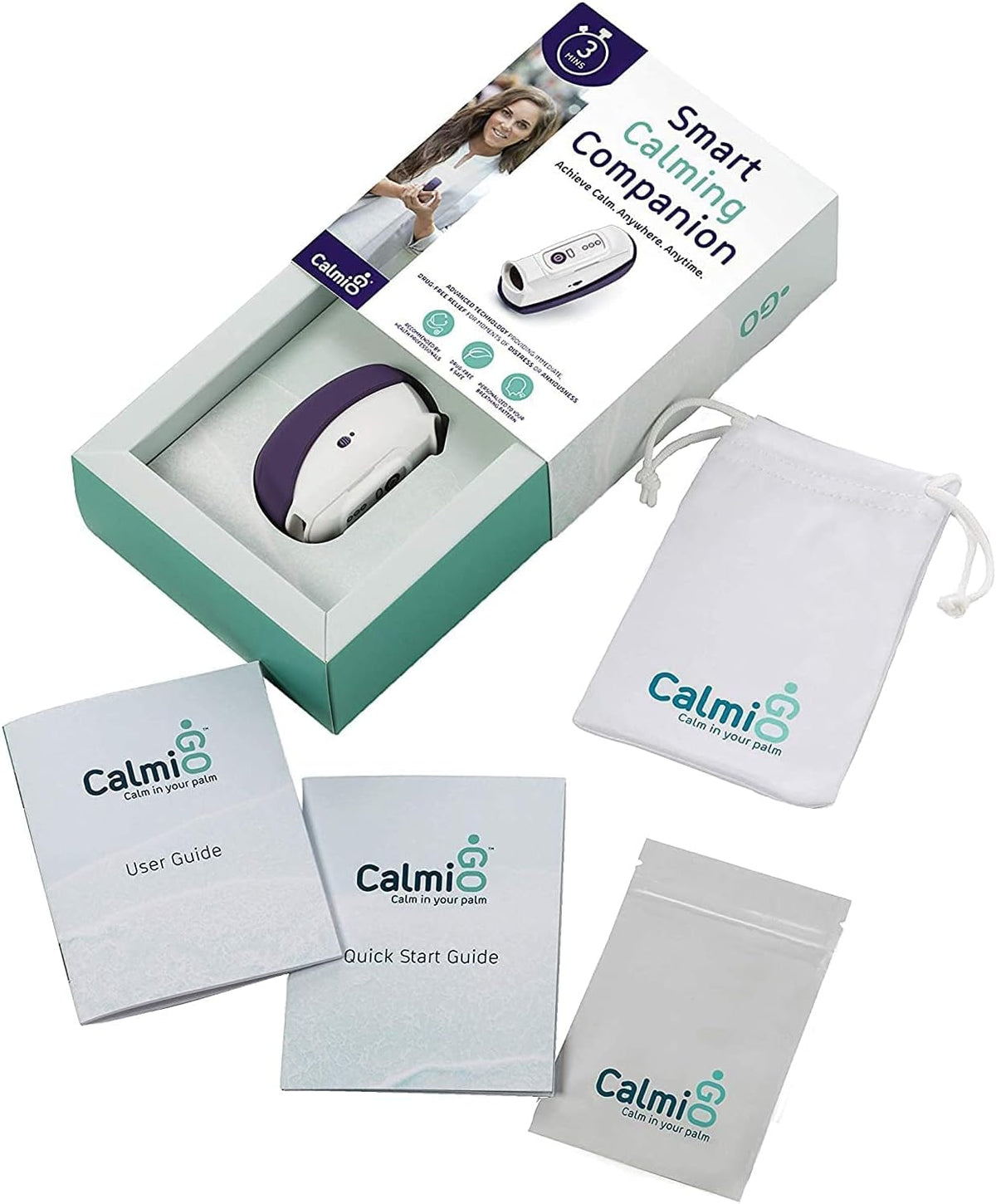 Purple Calming Device with Peppermint Scent D521