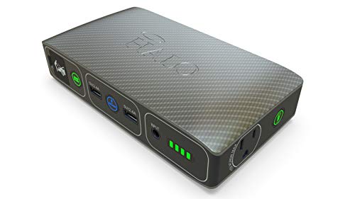 Silver Graphite Portable Phone Laptop Charger Car Jump Starter with AC Outlet M538