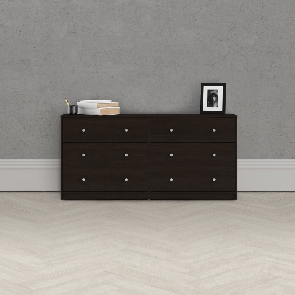 6 Drawer Double Dresser E7562