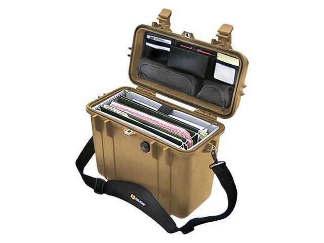 Desert Tan Top Loader Case with Office Divider Set I647