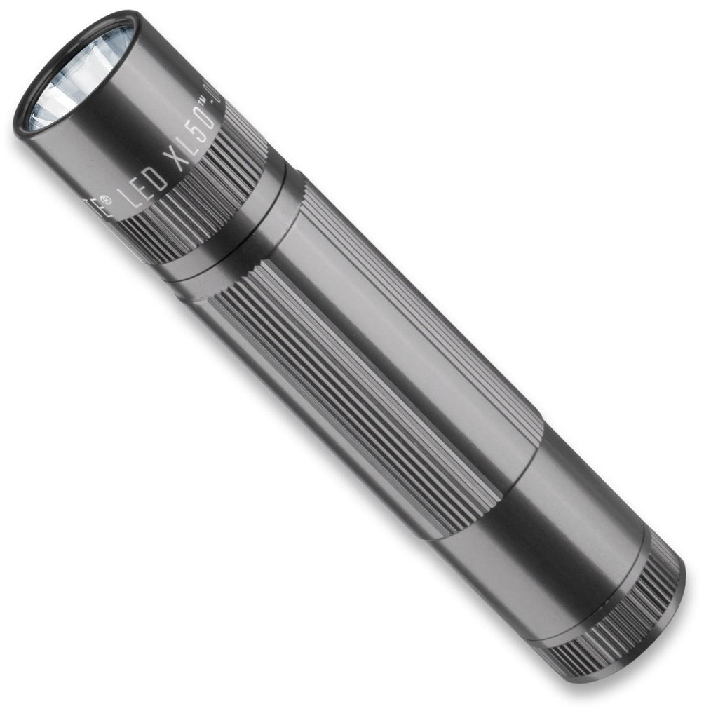 Gray 3-Cell AAA LED Flashlight E5879