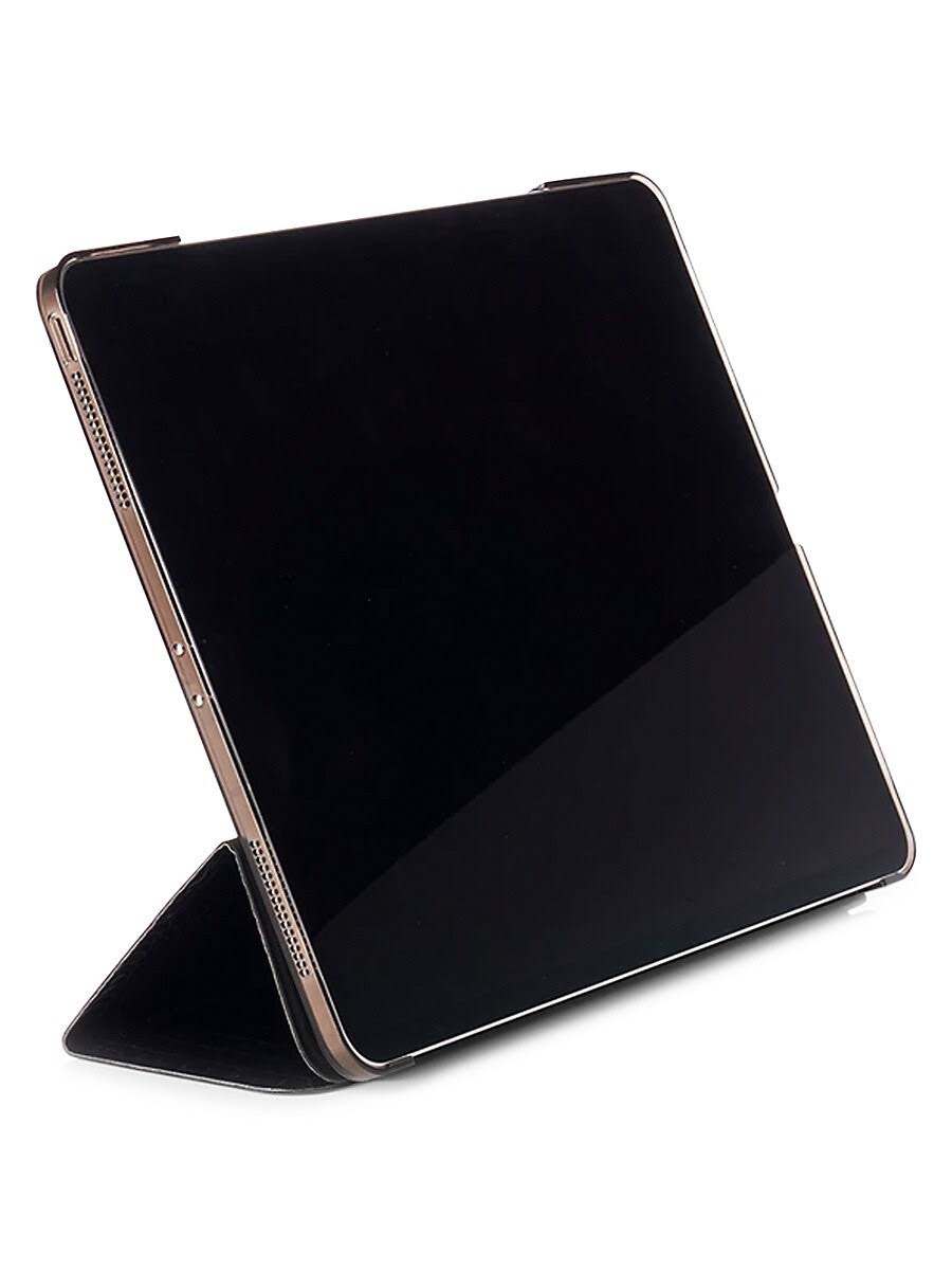 Black Crocodile-Embossed iPad Pro Case Q8993