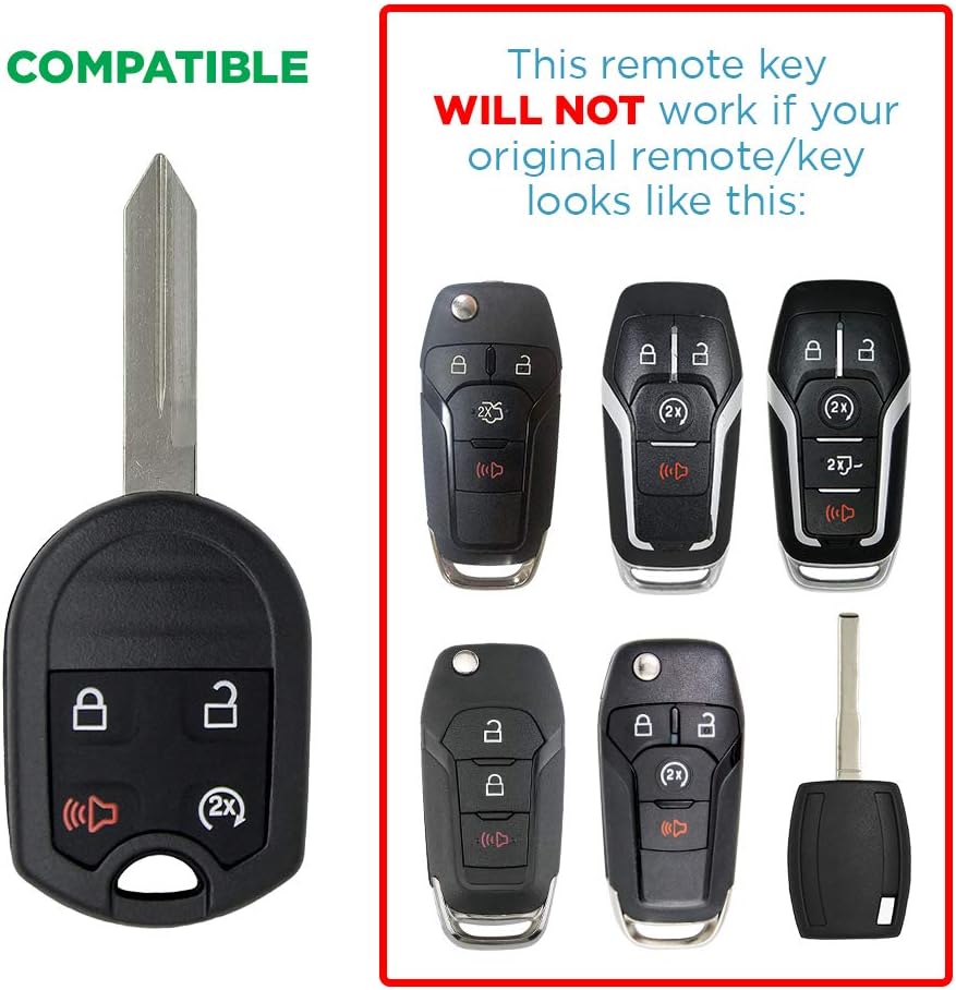 Keyless Remote Head Key (2 Pack) W893