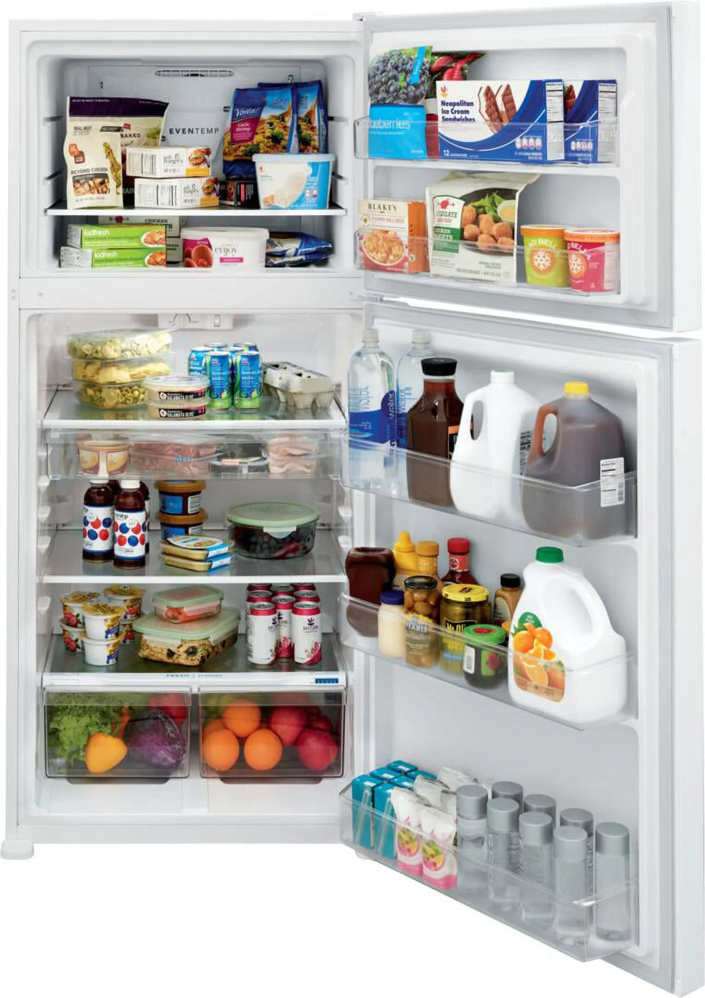 White 20 cu. ft. Top Freezer Refrigerator E80749