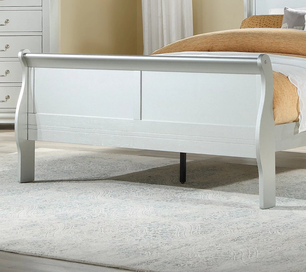 3pc Bedroom Set Eastern King Bed 2x Nightstands E494