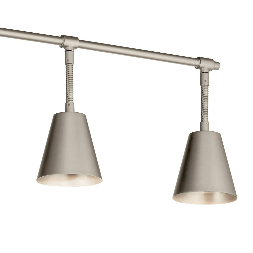 Satin Nickel 6 Light Rail Light J38483