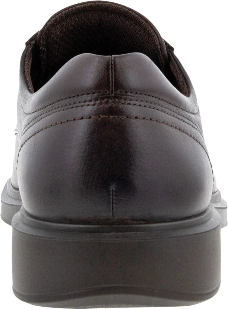 Mocha Leather Plain Toe Tie Shoes W818046