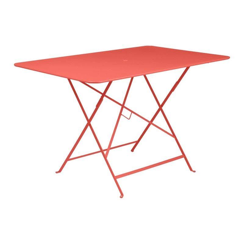 Red Ochre Metal Bistro Table B33876