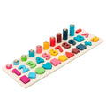 Wooden Math Building Blocks Educational Toy F34833