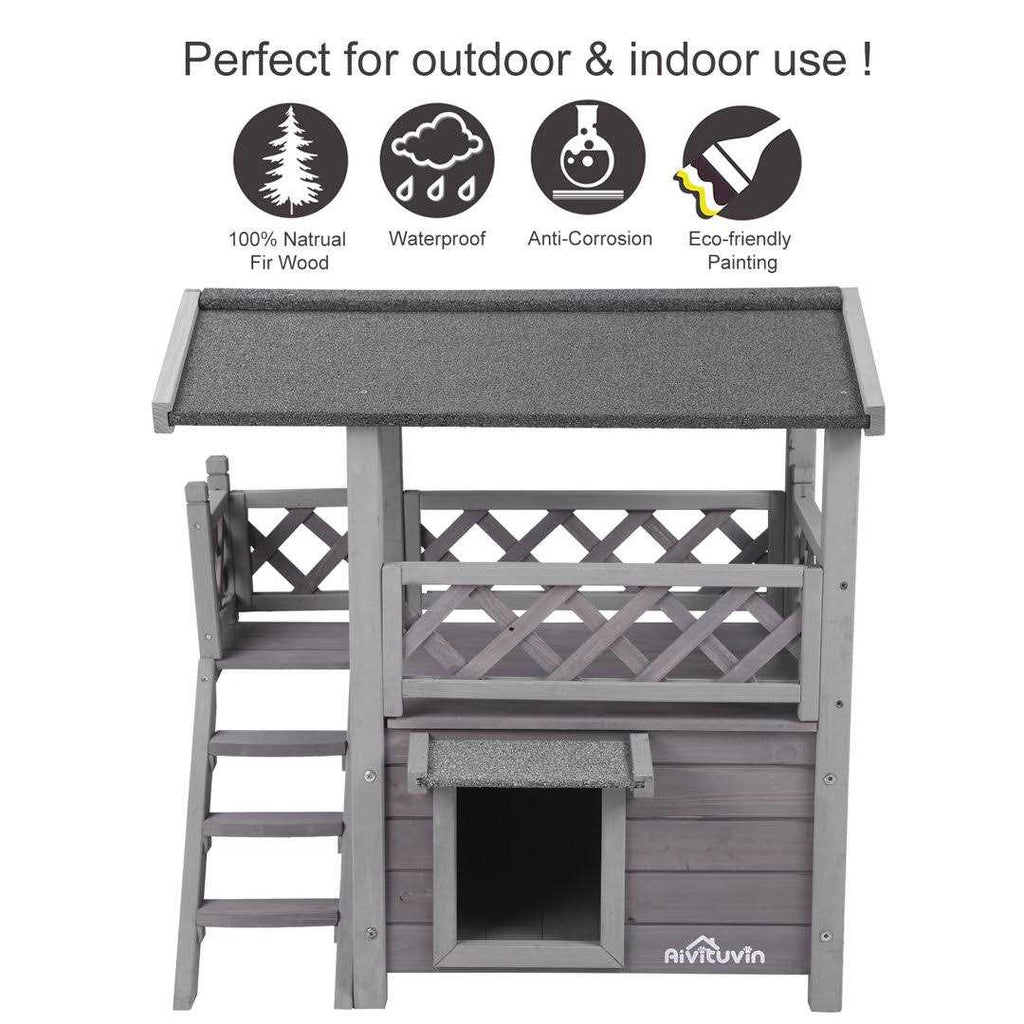 Outdoor & Indoor Cat House T6266