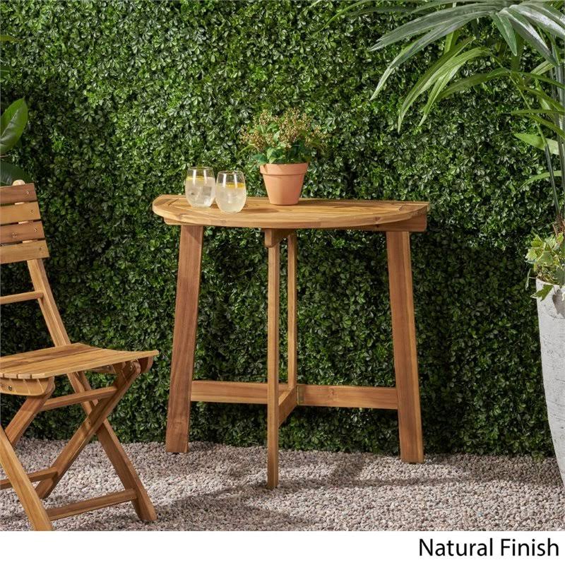 Acacia Wood Folding Bistro Table Z351604