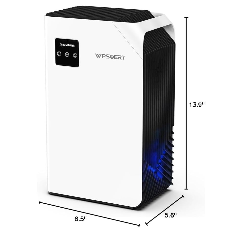 1000 sq.ft Dehumidifier, 88 oz Water Tank, 7 Colors LED Lights Y563