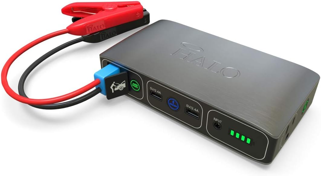 Portable Phone Laptop Charger Car Jump Starter with AC Outlet Pack of 2 C381854