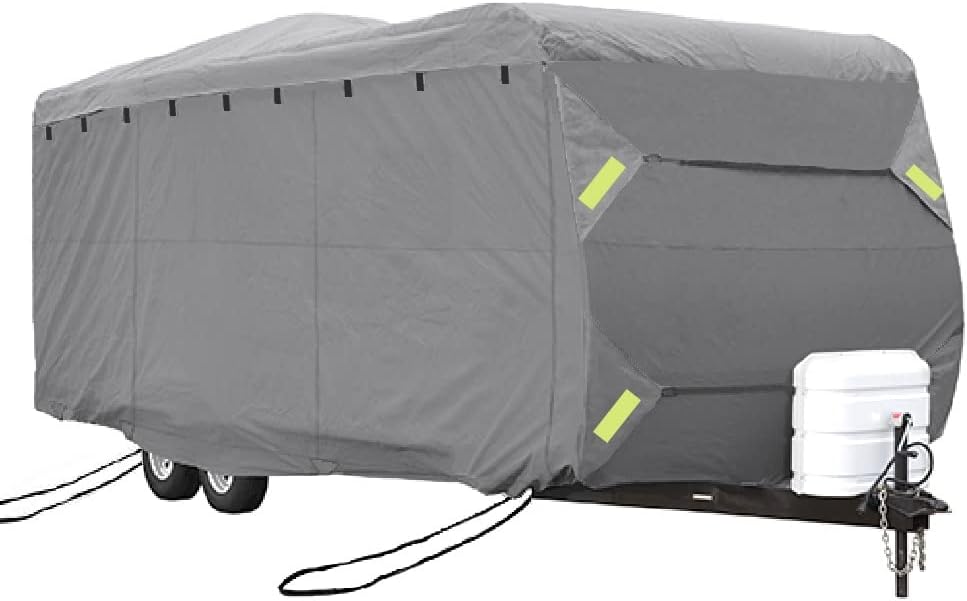 RV Cover 4-ply Top Panel Grey Fits 33'-35' Trailers O56855