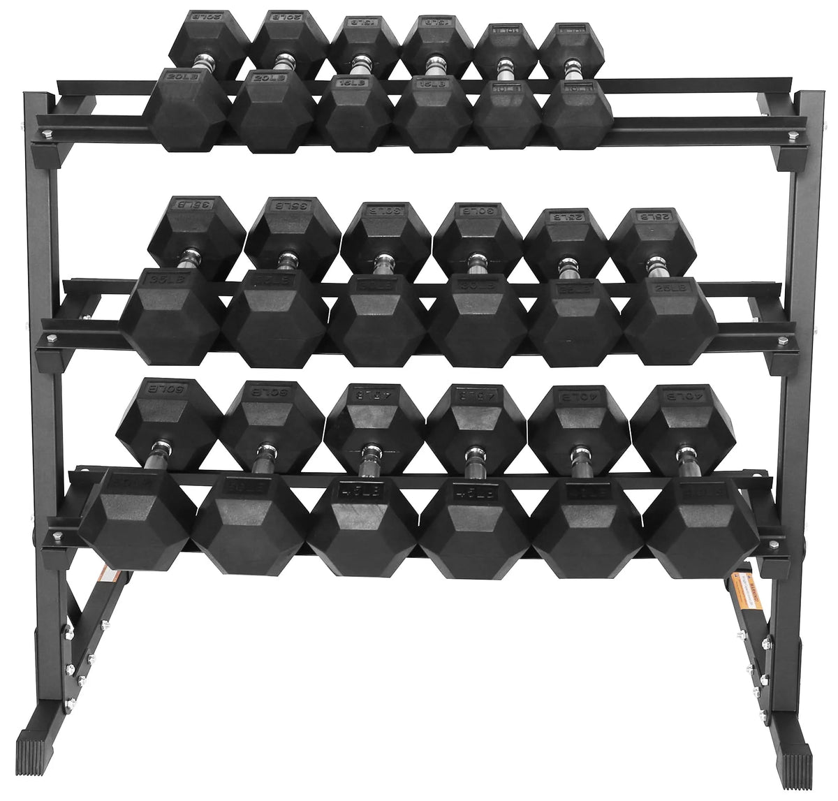150 LB Dumbbell Set with A-Frame Rack G279