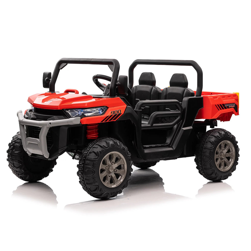 24V 2 Seater Kids Ride On Dump Truck with Remote, Green K2021