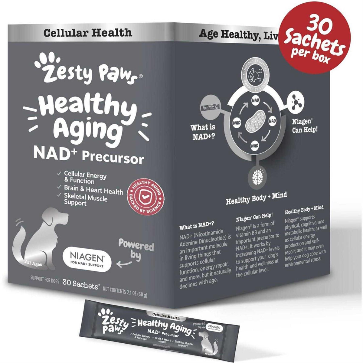 Healthy Aging NAD+ Precursor Cellular Energy Pet Supplies T162760