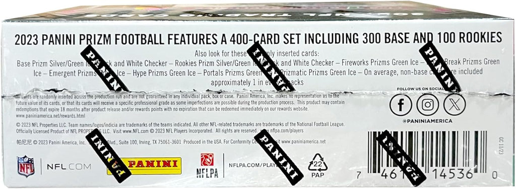 2023 Panini Prizm Football 24-Pack Retail Box D807