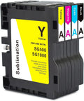 Sublimation Ink Cartridge 4-Pack for Sawgrass Virtuoso SG500 SG1000 Printer P662