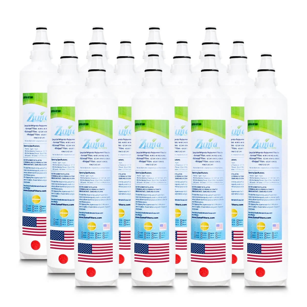 12 Pack Water Filters G173