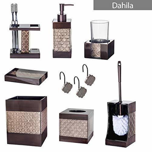 Dahlia Bathroom Trash Can F351