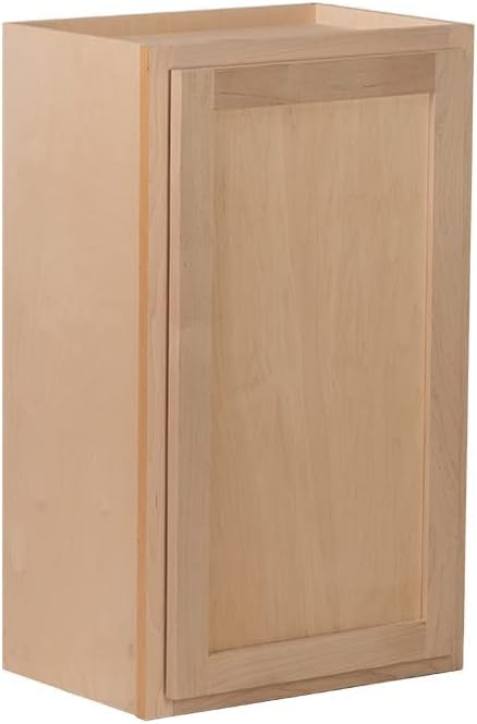 Raw Maple Shaker Style Wall Kitchen Cabinets L3322