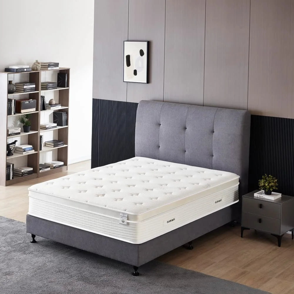 Full Size 12 Inch Memory Foam Spring Hybrid Mattress R263839