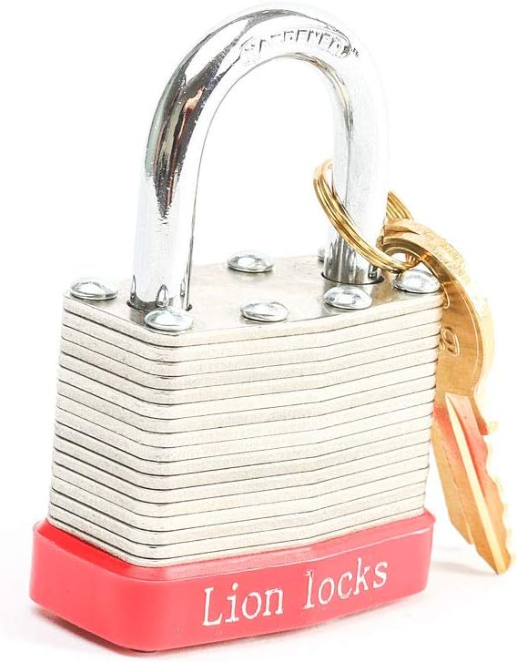 24 Keyed-Alike Padlocks with Hardened Steel Case Brass Cylinder 24-Pack O237719
