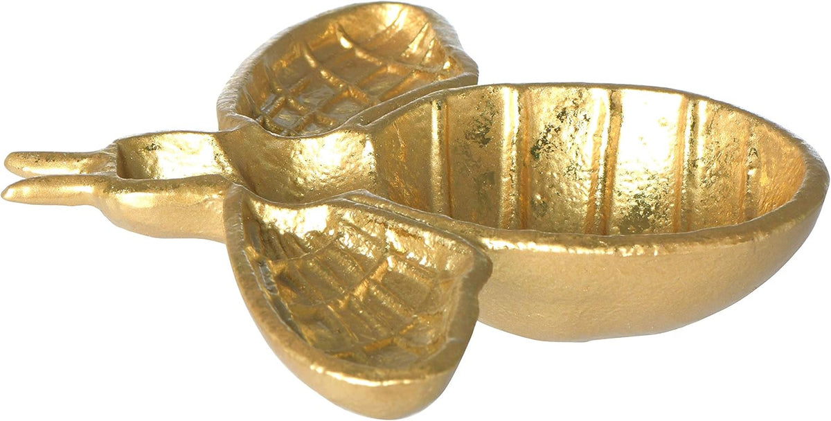 Cast Iron Gold Bee Shaped Dish G323