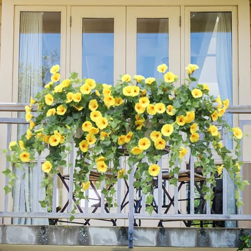 24 Bunches Artificial Morning Glories S4981