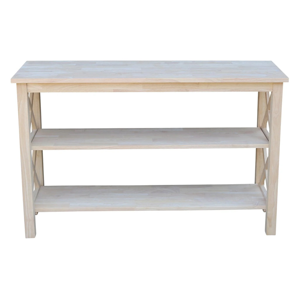 48" Console Table in Washed Gray Taupe F8499