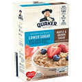 Lower Sugar Maple & Brown Sugar Instant Oatmeal, 10-Count 1.19oz Boxes (Pack of 6) S549