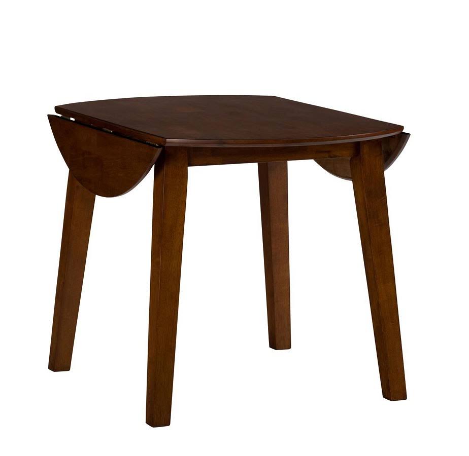 Caramel Round Drop-Leaf Table X259932