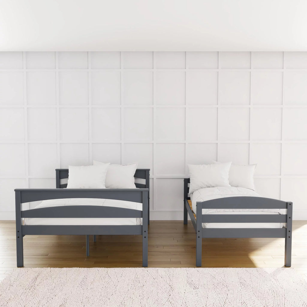 White Convertible Twin-Over-Full Bunk Bed N931069