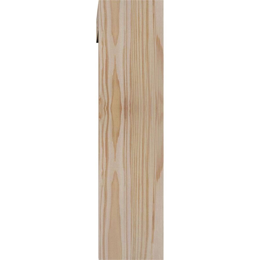 3 1/2x22W x 14x22D x 14x22H Douglas Fir Bracket with Offset Brace E588